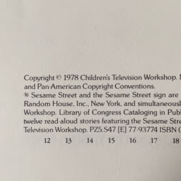 3/$25, 1970s Vintage Book The Sesame Street Bedtime Storybook Muppets - Picture 2 of 4